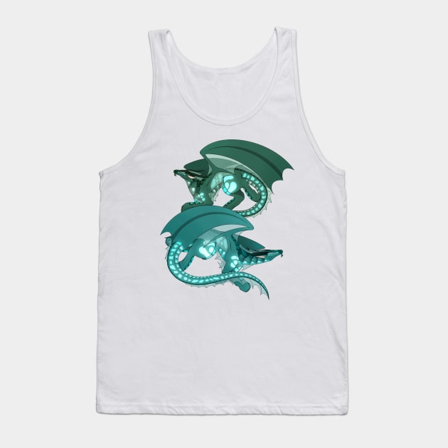 Wings of Fire - Shark and Moray Tank Top by giratina13